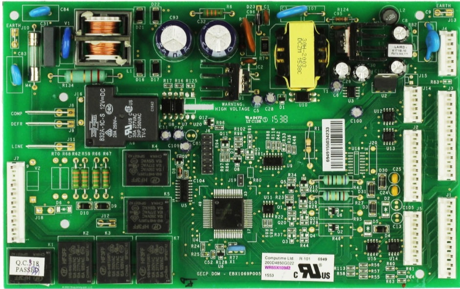 OEM GE WR55X10942 Refrigerator Main Control Board