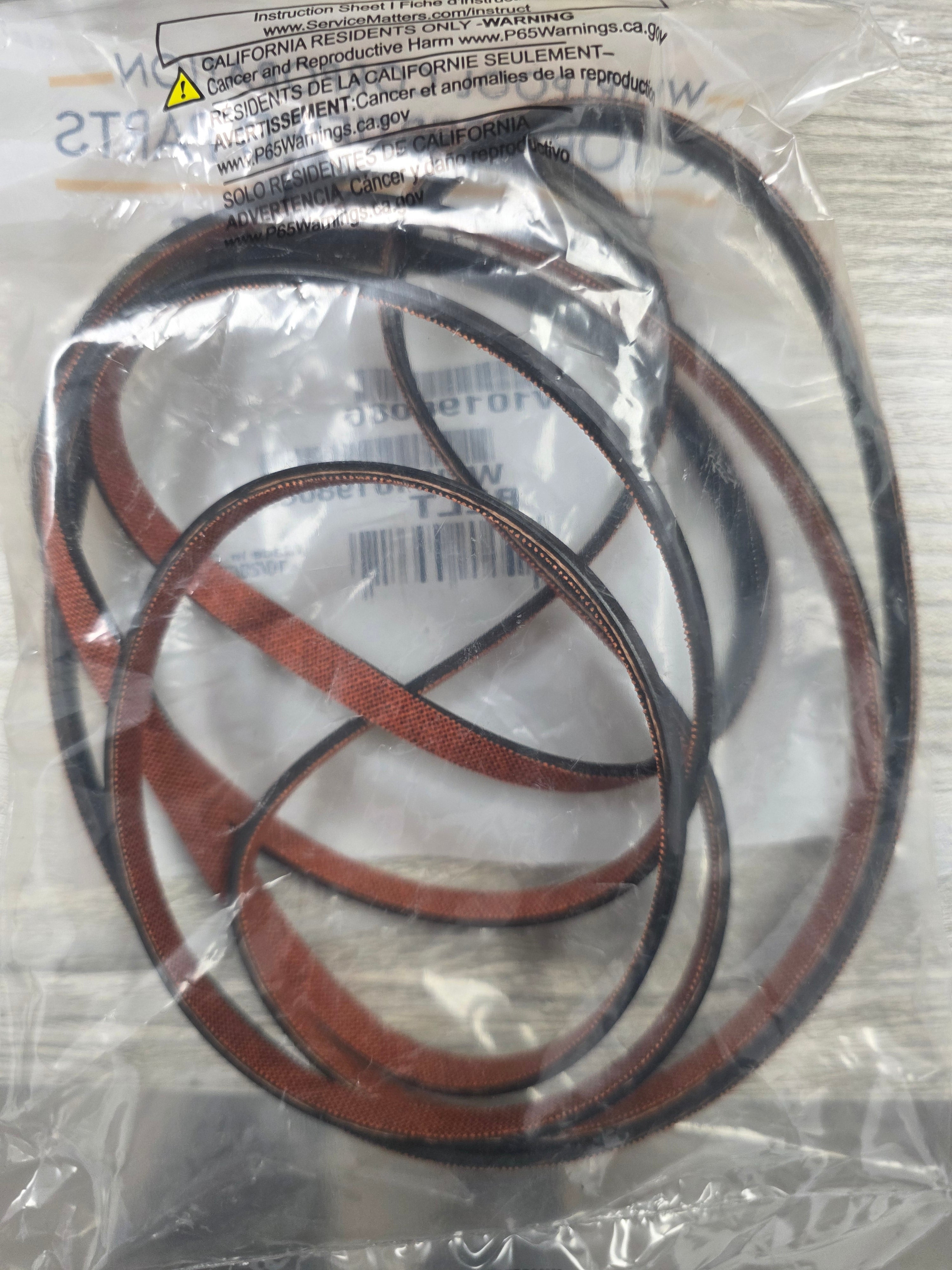 Whirlpool WPW10198086 W10198086 Dryer Drum Belt