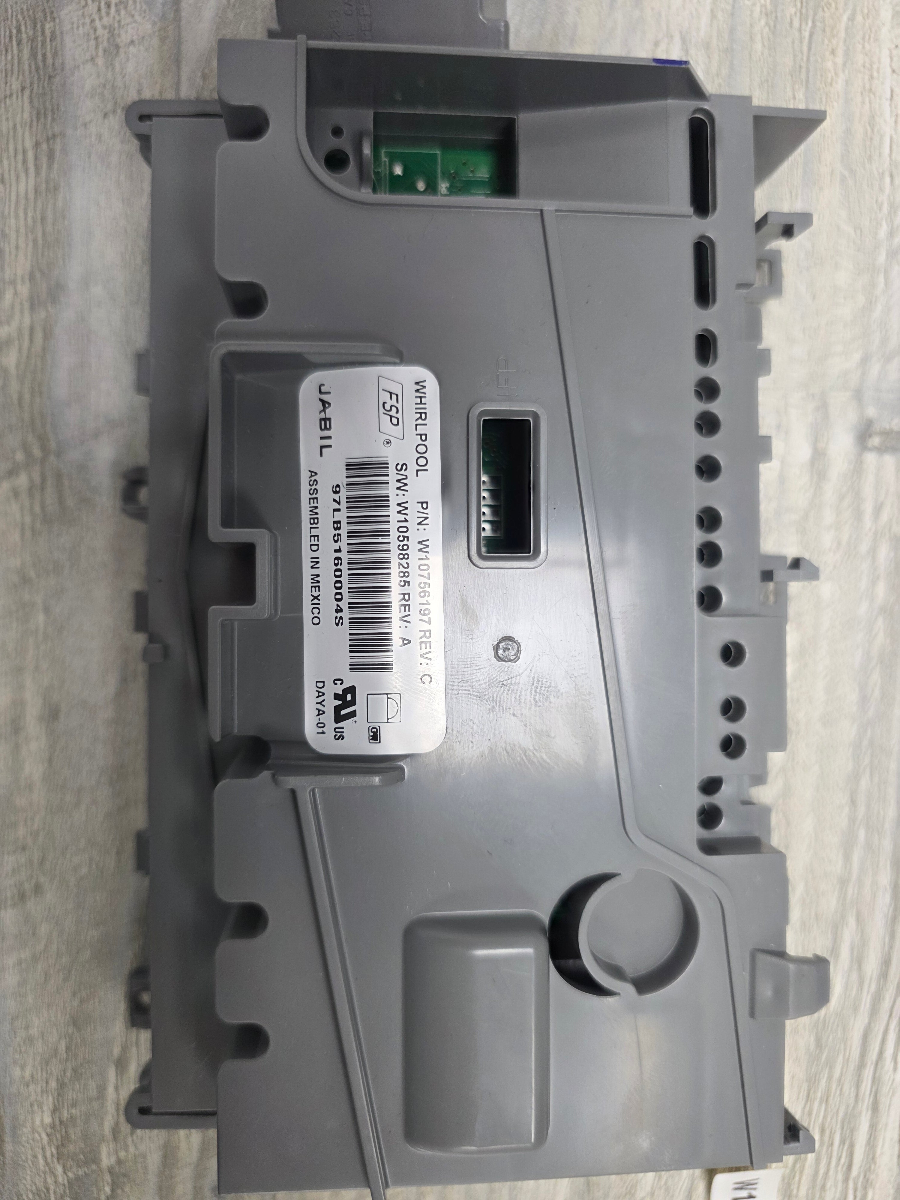 W10756197 w10804111 Whirlpool Kitchenaid Dishwasher Control Board